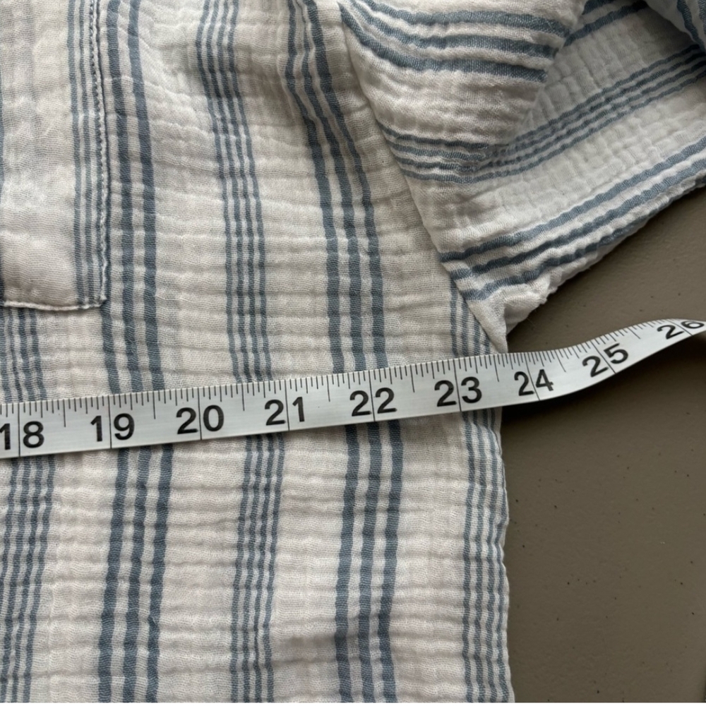 Kona Sol Blue and White Striped Dress